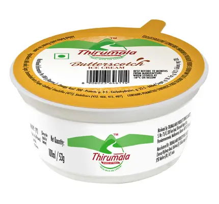 Butterscotch  Ice cream - Thirumala Milk